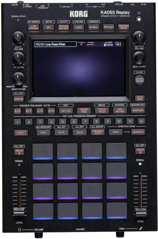 Сэмплер с динамическим эффектом Korg KAOSS